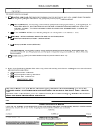 Form TH-130 Order After Hearing (Transitional Housing Misconduct) - California, Page 2