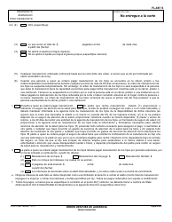 Formulario FL-687 S Orden Despues De Audiencia - California (Spanish), Page 2