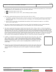 Form CR-181 Order for Dismissal - California, Page 2
