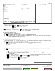 Document preview: Form JV-710 Order to Transfer Juvenile to Criminal Court Jurisdiction - California