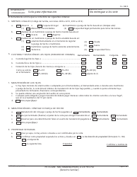 Formulario FL-100 S Petition - Marriage/Domestic Partnership - California (Spanish), Page 2