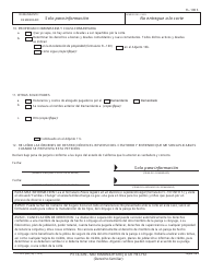 Formulario FL-100 S Petition - Marriage/Domestic Partnership - California (Spanish), Page 3