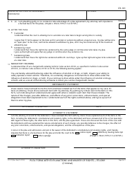 Form CR-101 Plea Form, With Explanations and Waiver of Rights - Felony - California, Page 6
