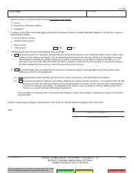 Form JV-745 &quot;Prosecuting Agency Response to Request to Reduce Juvenile Marijuana Offense&quot; - California, Page 2