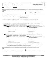 Formulario FL-676 S Solicitud De Determinacion De Pagos Atrasados De Manutencion O Modificacion De Pagos Atrasados Debido Al Encarcelamiento O Institucionalizacion Involuntaria (Gubernamental) - California (Spanish), Page 2