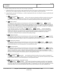 Form FL-315 Request or Response to Request for Separate Trial - California, Page 2