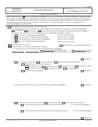 Formulario FL-300 S &quot;Solicitud De Cambiar Ordenes/Ordenes De Emergencia Temporales&quot; - California (Spanish), Page 2