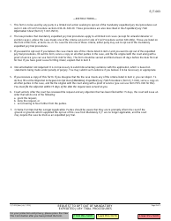 Form EJT-003 Request to Opt out of Mandatory Expedited Jury Trial Procedures - California, Page 2