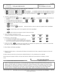 Formulario FL-220 S Respuesta a La Peticion Para Establecer Relacion De Paternidad (Paternidad Uniforme) - California (Spanish), Page 2