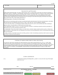 Form JV-255 Restraining Order - Juvenile - California, Page 4