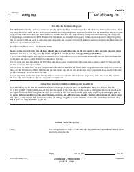 Form JV-255 V &quot;Restraining Order - Juvenile&quot; - California (Vietnamese), Page 4