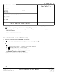 Form FL-357 (GC-224; JV-357) &quot;Special Immigrant Juvenile Findings&quot; - California