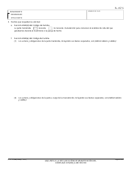Formulario FL-157 S Adjunto a La Declaracion De Manutencion Del Conyuge O Pareja De Hecho - California (Spanish), Page 3