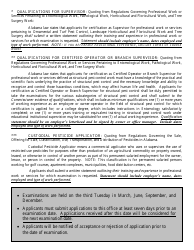 Application for Professional Services Examination(S) - Alabama, Page 2
