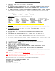 Application for New Registration of Pesticide Products for Company Names a - M - Alabama, Page 2