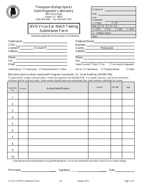 Form CF.ACC.4.3  Printable Pdf