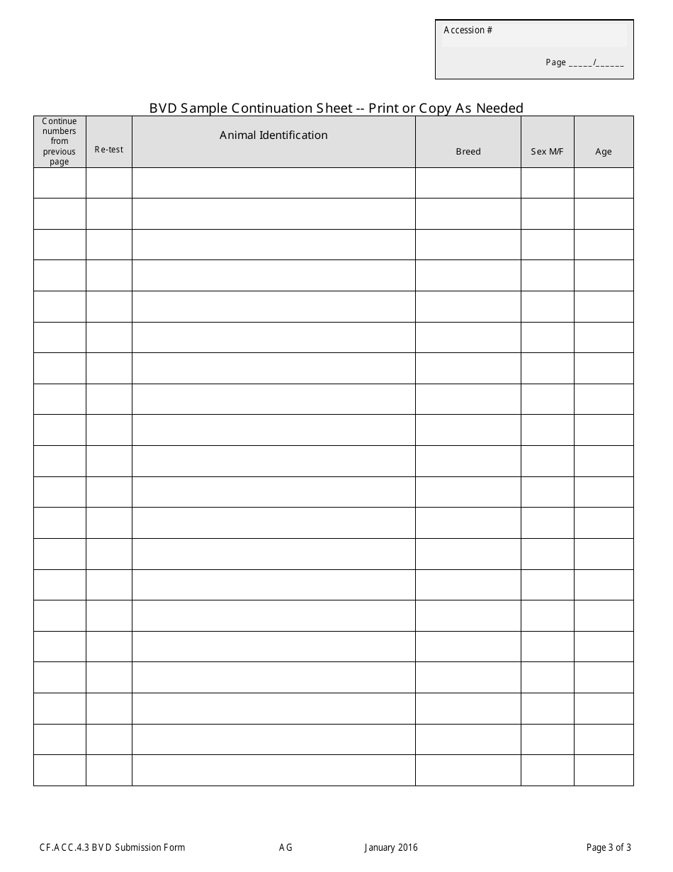 Form CF.ACC.4.3 - Fill Out, Sign Online and Download Fillable PDF ...