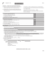 Form ET-1 Financial Institution Excise Tax Return - Alabama, Page 4