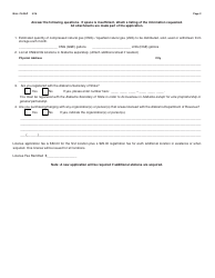 Form B&amp;L: CLGAP Application for a Compressed Natural Gas/Liquefied Natural Gas License - Alabama, Page 2