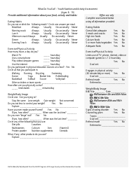 Form DHCS4466 Nutrition Screening Form - Food Frequency Questionaire - California, Page 2