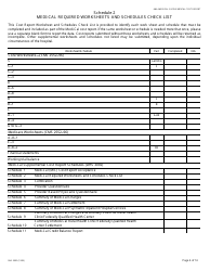 Form DHCS3092 Medi-Cal Supplemental Cost Report Schedules - California, Page 4