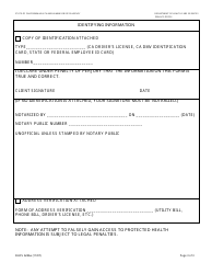 Form DHCS6236A Request for Access to Protected Health Information (Northern California Regional Office/San Francisco) - City and County of San Francisco, California, Page 3