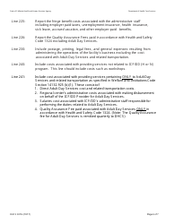 Instructions for Form DHCS3076 Supplemental Cost Report for Intermediate Care Facilities (Habilitative or Nursing) - California, Page 6
