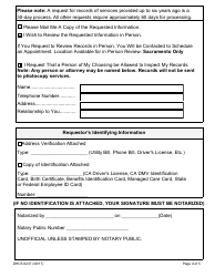 Form DHCS6237 Request to Access Protected Health Information by Parent, Guardian or Personal Representative - California, Page 4