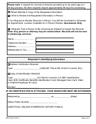 Form DHCS6247 Authorization for Release of Protected Health Information to Third Parties - California, Page 4