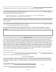 Form DMHC20-224 Independent Medical Review (Imr) Application/Complaint Form - California, Page 2