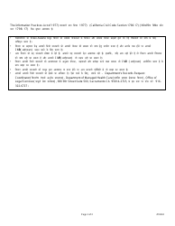 Form DMHC20-224 &quot;Independent Medical Review (Imr) Application/Complaint Form&quot; - California (Hindi), Page 5