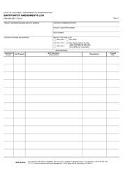 Document preview: Form CEM-2009 Swppp/Wpcp Amendments Log - California
