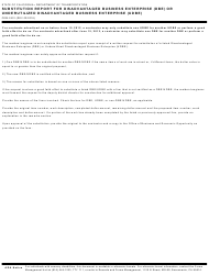 Form CEM-2401 Substitution Report for Disadvantaged Business Enterprise (Dbe) or Underutilized Disadvantaged Business Enterprise (Udbe) - California, Page 2