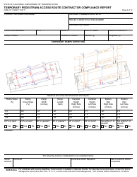 Form CEM-2311 &quot;Temporary Pedestrian Access Route Contractor Compliance Report&quot; - California, Page 4