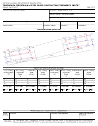Form CEM-2311 &quot;Temporary Pedestrian Access Route Contractor Compliance Report&quot; - California, Page 5