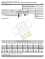 Form CEM-2311 &quot;Temporary Pedestrian Access Route Contractor Compliance Report&quot; - California, Page 6