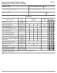 Form CEM-3514 Contractor Job Mix Formula Renewal - California, Page 3
