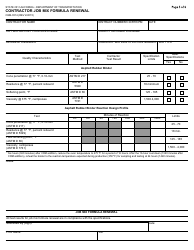 Form CEM-3514 Contractor Job Mix Formula Renewal - California, Page 5