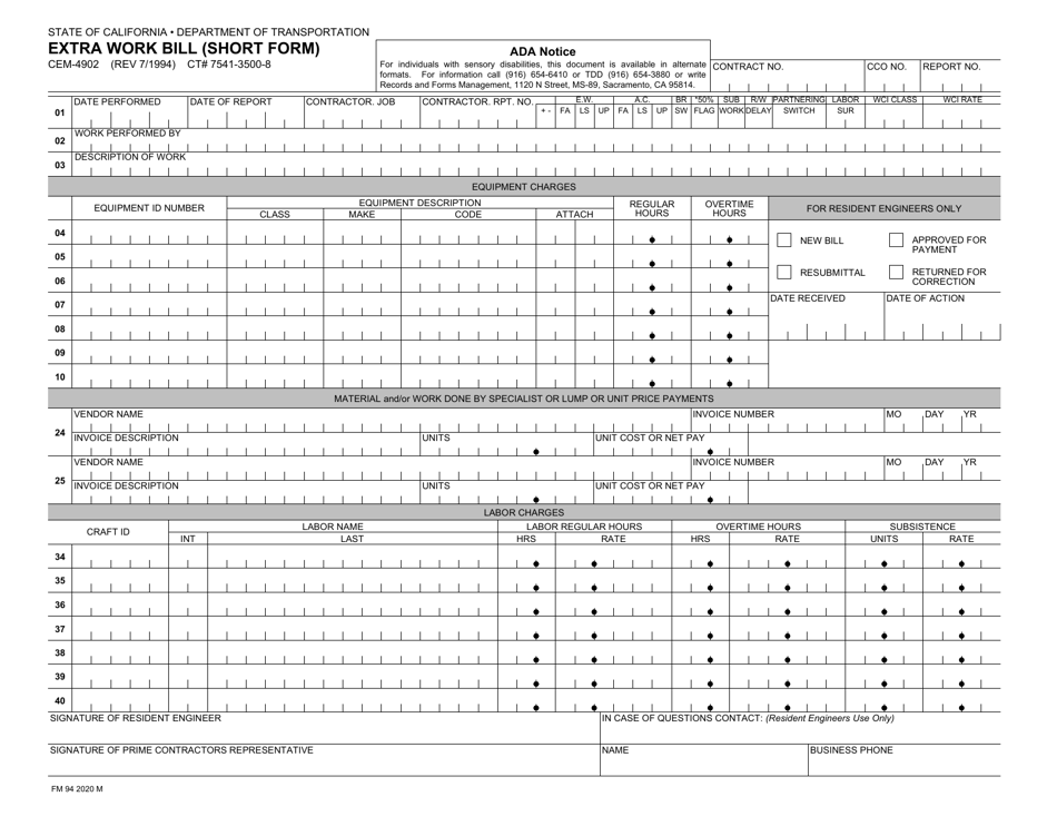 form-cem-4902-download-fillable-pdf-or-fill-online-extra-work-bill-short-form-california