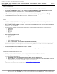 Form CEM-5773 Americans With Disabilities Act (Ada) Project Compliance Certification - California, Page 3