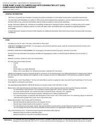 Form CEM-5773CH Curb Ramp (Case Ch) Americans With Disabilities Act (Ada) Compliance Inspection Report - California, Page 7