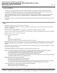 Form CEM-5773CM Curb Ramp (Case Cm) Americans With Disabilities Act (Ada) Compliance Inspection Report - California, Page 8