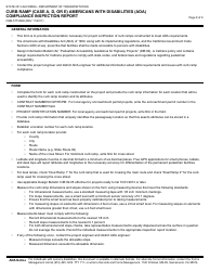 Form CEM-5773ADE Curb Ramp (Case a,d, or E) Americans With Disabilities Act (Ada) Compliance Inspection Report - California, Page 8