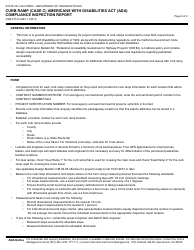 Form CEM-5773C &quot;Curb Ramp (Case C) Americans With Disabilities Act (Ada) Compliance Inspection Report&quot; - California, Page 8