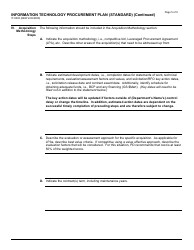Form IT-0003 &quot;Information Technology Procurement Plan (Standard)&quot; - California, Page 5