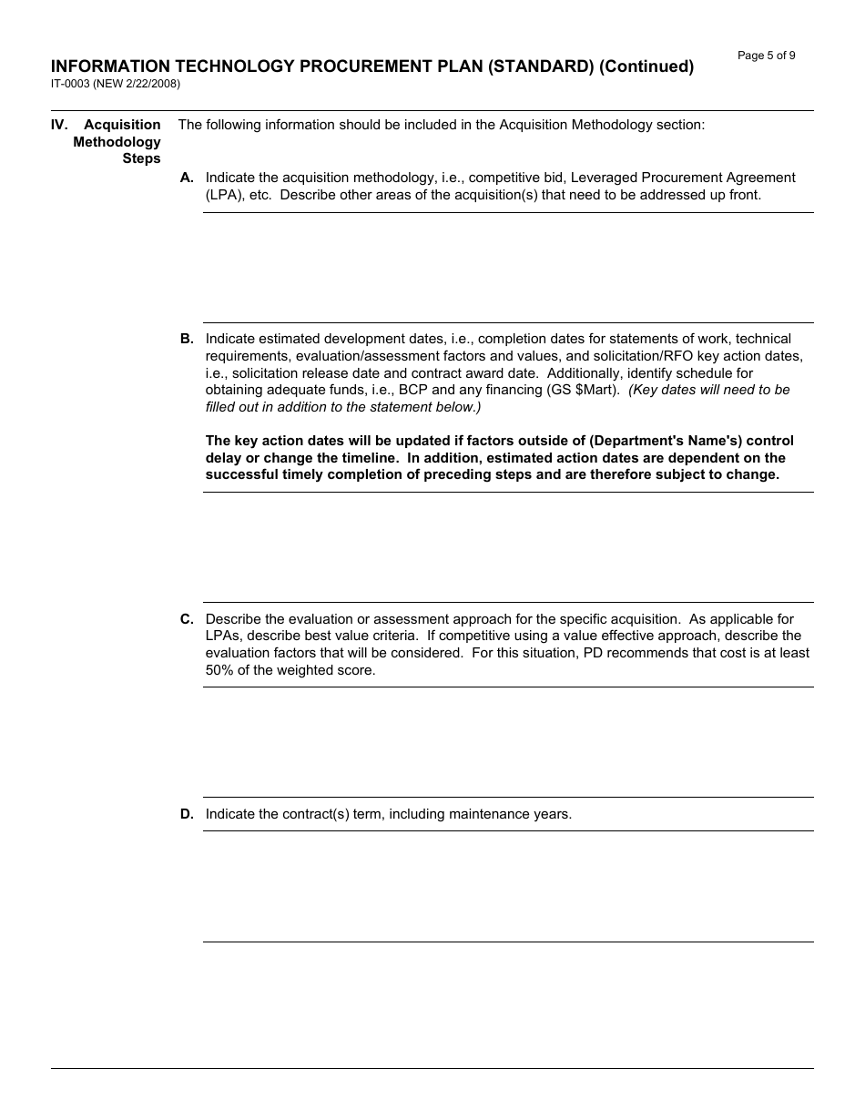 Form IT-0003 - Fill Out, Sign Online and Download Fillable PDF ...