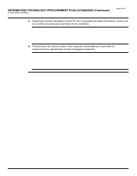 Form IT-0003 &quot;Information Technology Procurement Plan (Standard)&quot; - California, Page 8