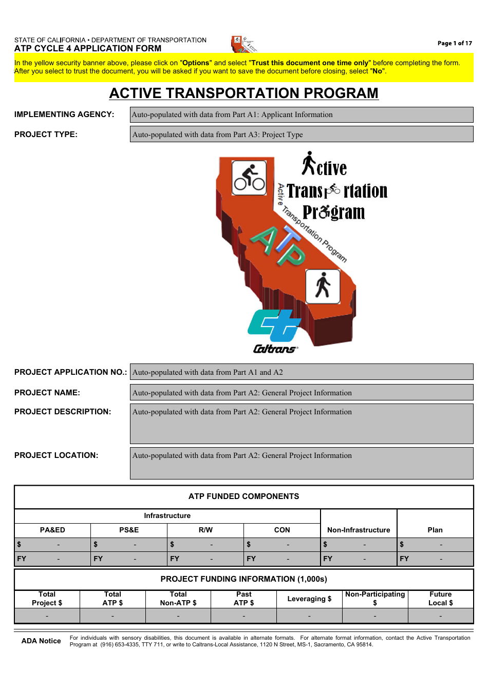 Form LAPG22-U ATP Cycle 4 Application Form - California, Page 1