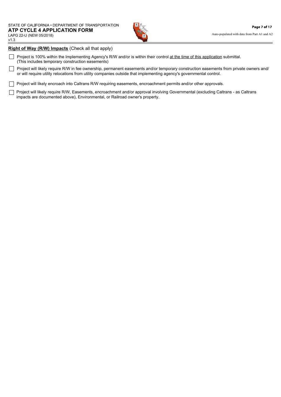 Form LAPG22-U ATP Cycle 4 Application Form - California, Page 7