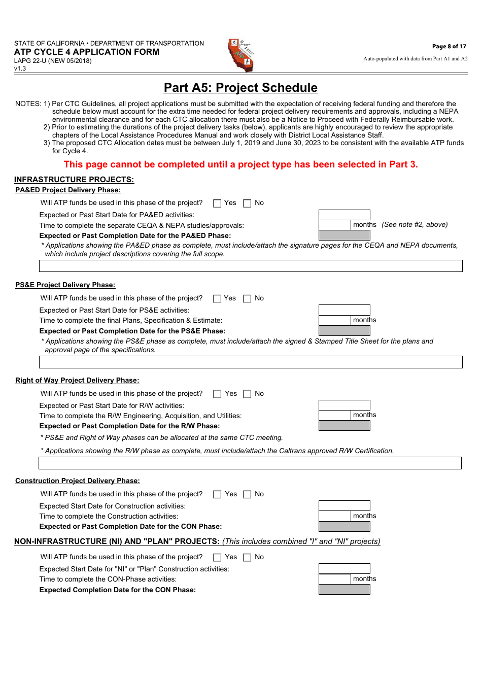 Form LAPG22-U ATP Cycle 4 Application Form - California, Page 8